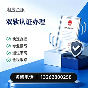 东莞双软认证申报服务