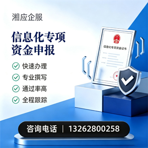 东莞信息化专项资金申报服务
