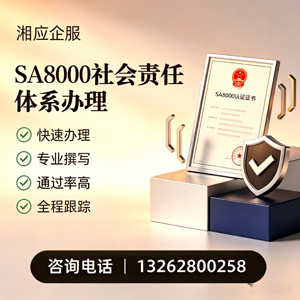 东莞SA8000社会责任体系认证服务