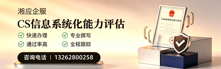 东莞CS信息系统化能力评估申报服务